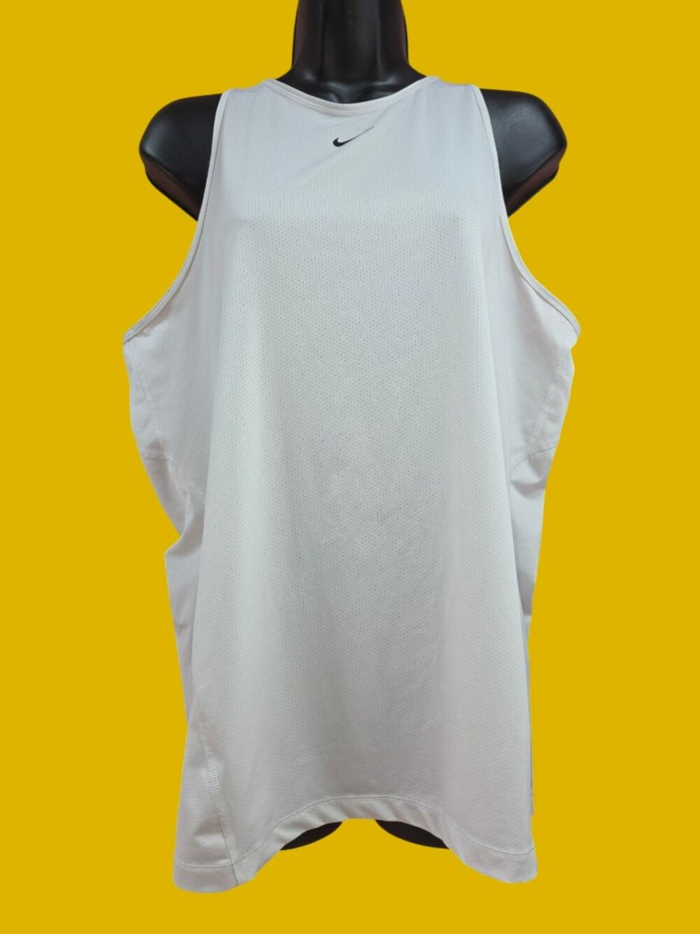Nike Dri-Fit White Racerback Tank Top XL